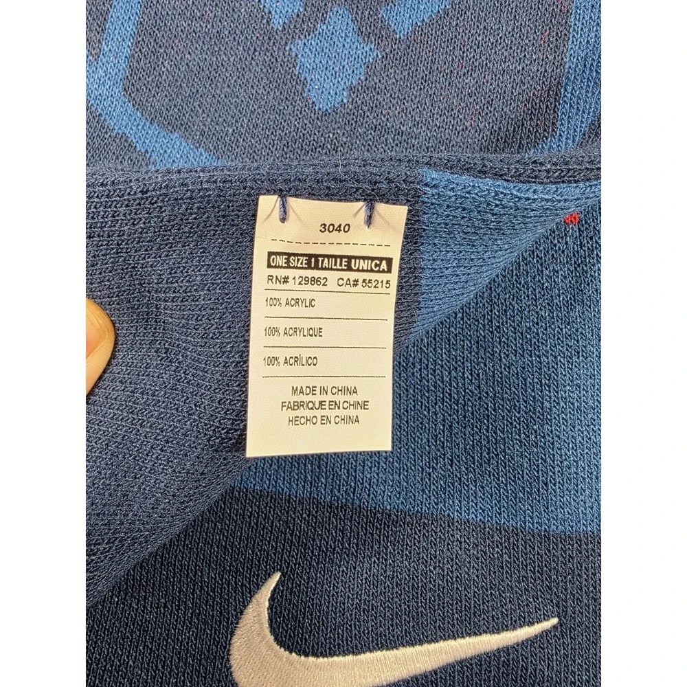 NWT Nike Team USA Knit‎ Sport Men's Winter Scarf , One Size , Red/Blue
